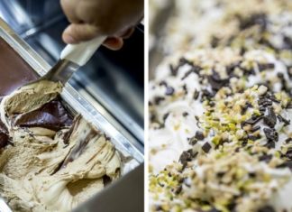 La cena del gelato gastronomico alla Scuola de La Cucina Italiana