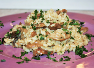 LE RICETTE VEGMED: Risotto ai funghi porcini