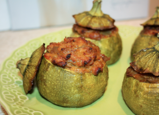 LE RICETTE VEGMED: Zucchine tonde ripiene