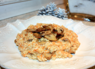 LE RICETTE VEGMED: Risotto alla Zucca e Funghi