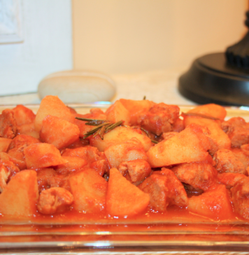 LE RICETTE VEGMED: Spezzatino di soia con patate