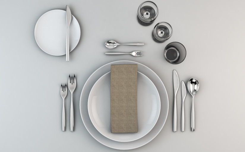 gedeckter Tisch