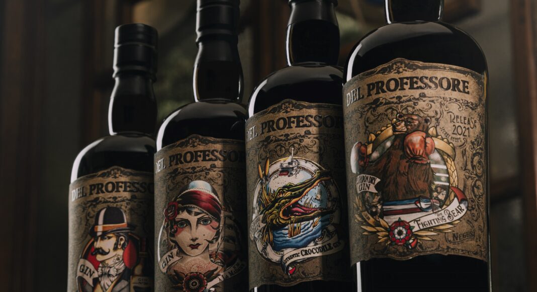 Del Professore The Fighting Bear London Dry Gin bottiglie gin 22