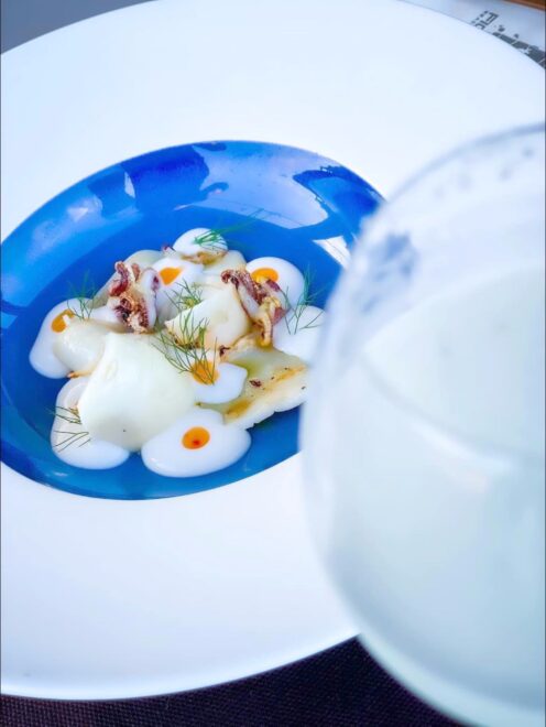 Calamaretto-affumicato-alle-bucce-di-mandorla